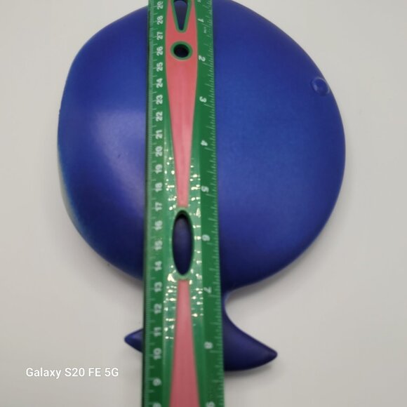 Contempory Ceramic Cobalt Blue Fish Statue - Picture 4 of 8